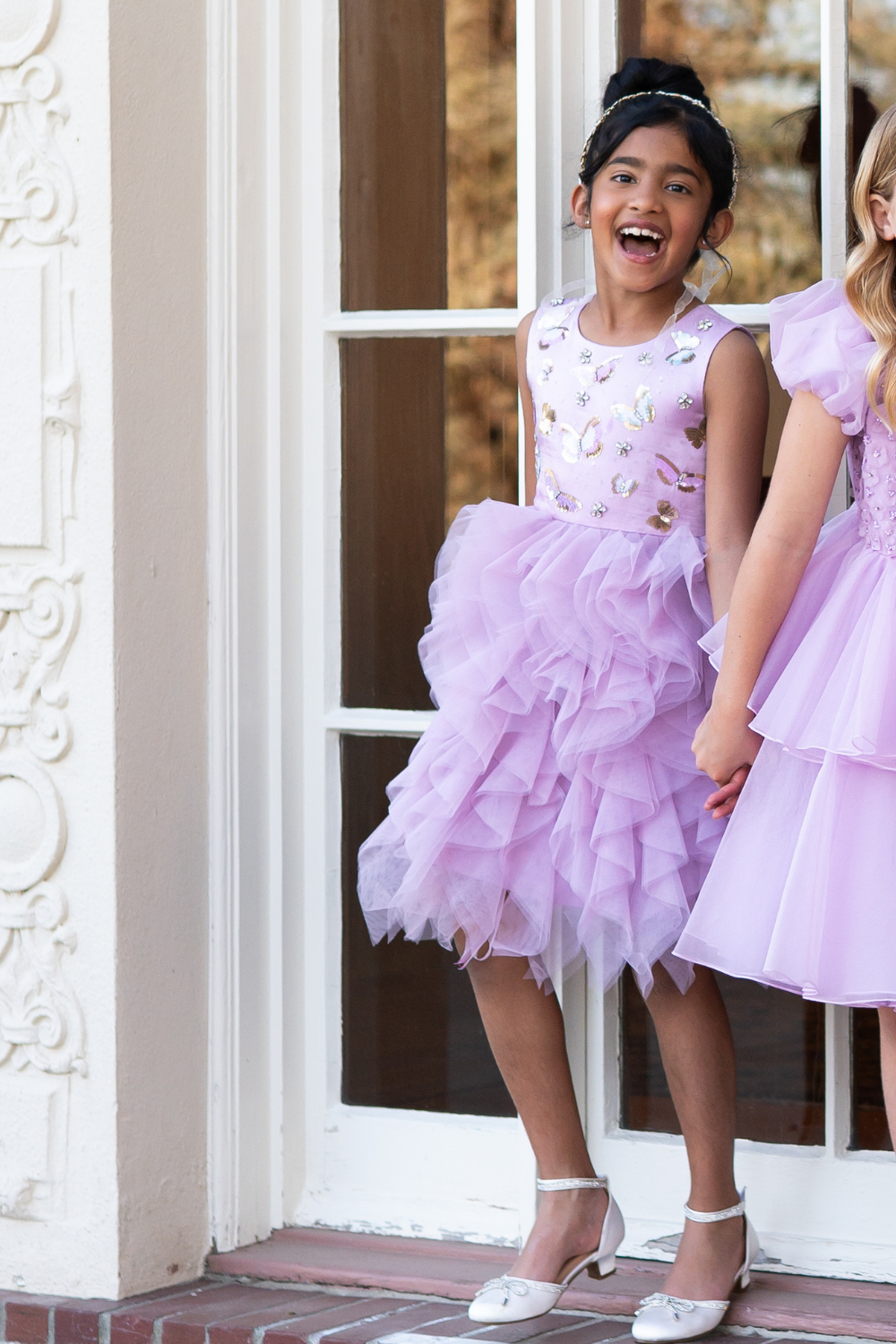 Wisteria Ruffle Dress