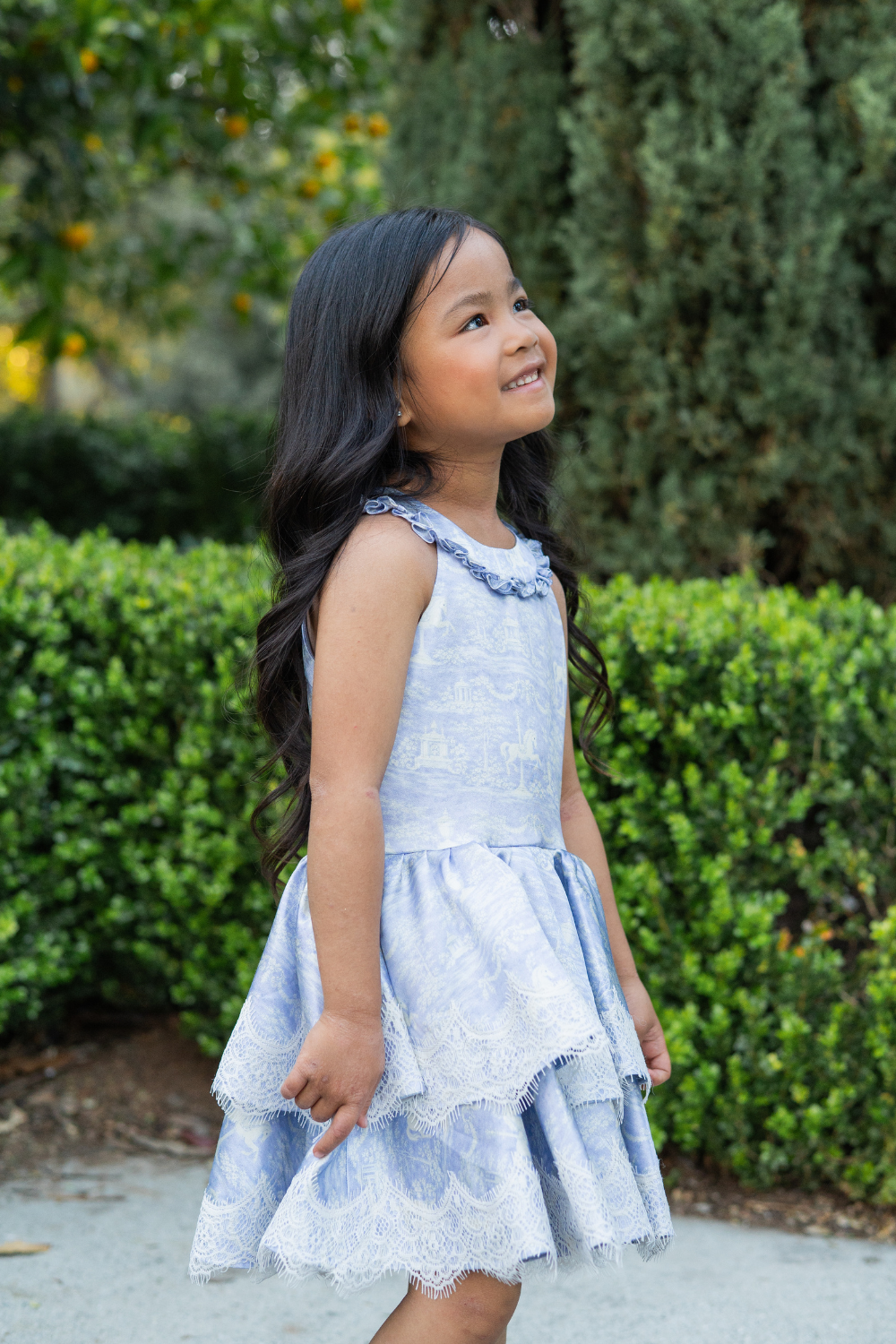 dress layered for girls Petite Hailey Little Girl's Layered Tulle Dress - Pink Multi