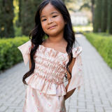 The Blush Victorian Floral Skirt & Top