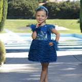 Cobalt Bloom Dress