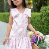 Rosé Garden Dress