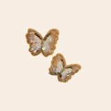 Butterfly Heirloom Clips - Peach