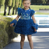 Cobalt Bloom Dress