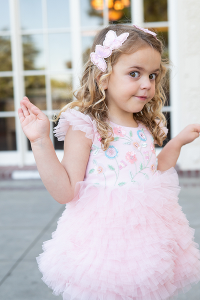 Pink Garden Puff Dress – lilolives