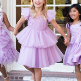 The Violet Petal Dress