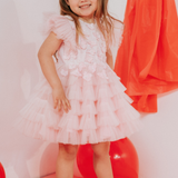 Cotton Candy Bloom Dress
