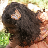 Butterfly Heirloom Clips - Peach