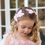 Butterfly Heirloom Clips - Pink