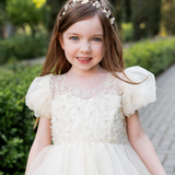 The Ivory Petal Flower Girl Dress