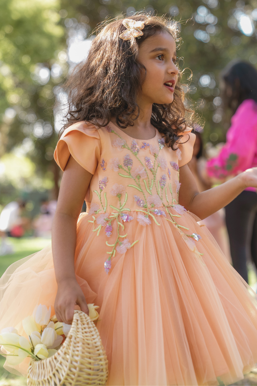 Peach Meadow Bloom Dress – lilolives Peach Meadow Bloom Dress – lilolives