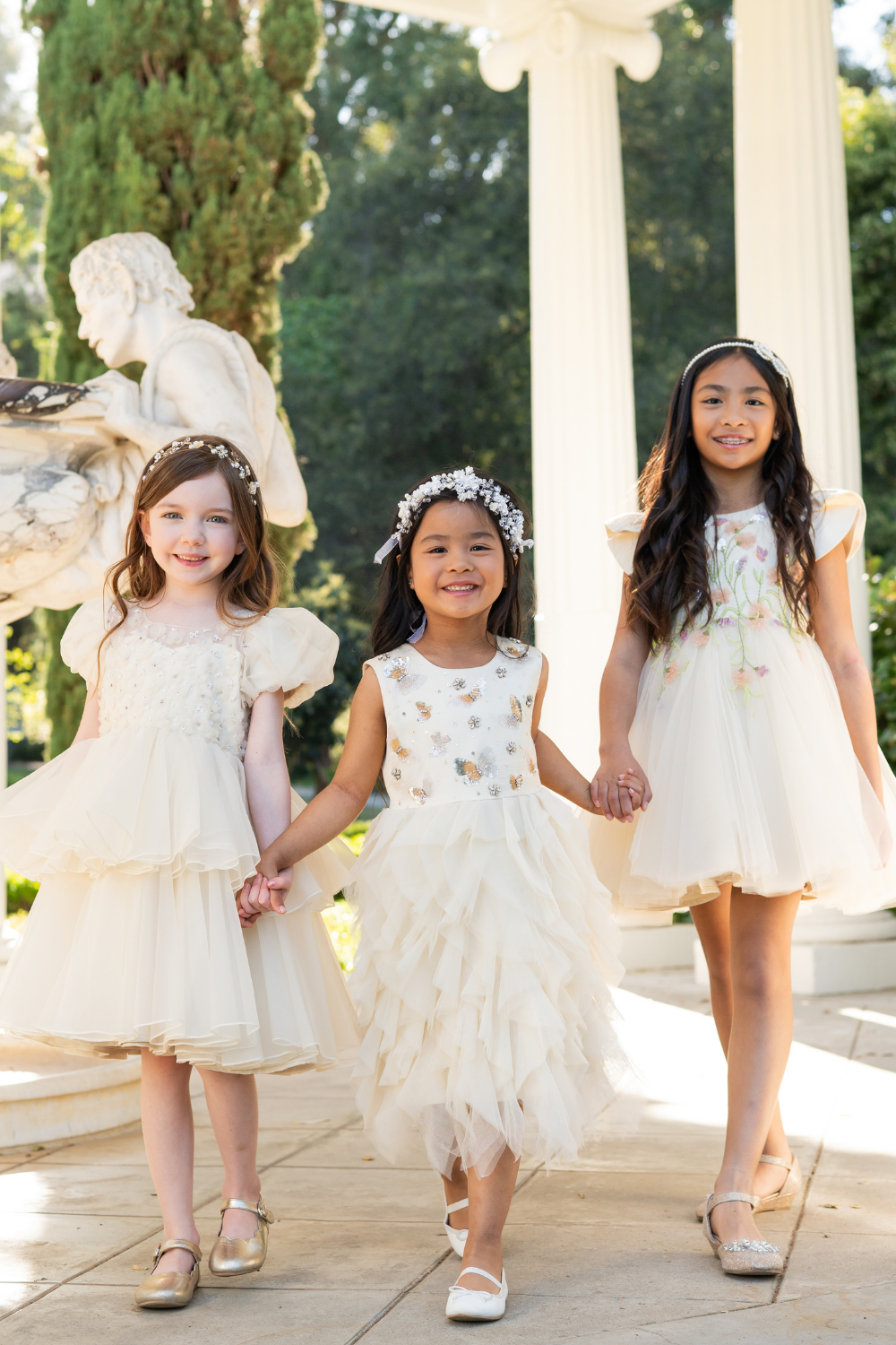 The Ivory Petal Flower Girl Dress – lilolives