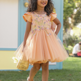 Peach Meadow Bloom Dress
