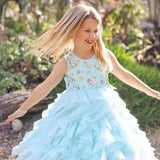 Ballet in Blue Dress