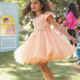 Peach Meadow Bloom Dress