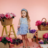 Dusty Blue Bloom Dress