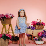 Dusty Blue Bloom Dress